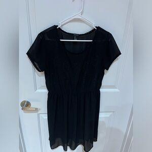 Black forever 21 dress and liner